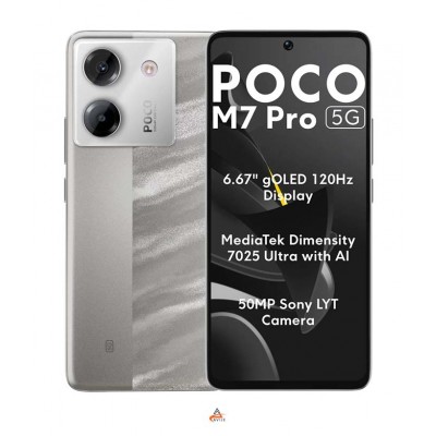گوشی موبایل شیائومی مدل Poco M7 Pro 5G 2409FPCC4 ظرفیت 512Gb رم 12Gb