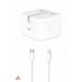 شارژر دیواری اورجینال 20W اپل P/A سه پین به همراه کابل USB-C Ligtning