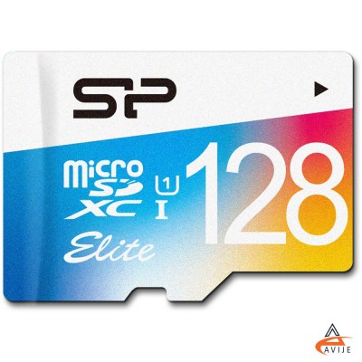 کارت حافظه Silicon Power 128Gb مدل microSDXC Color Elite New R100